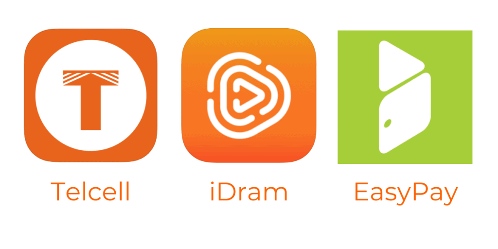 E-wallet apps in Armenia