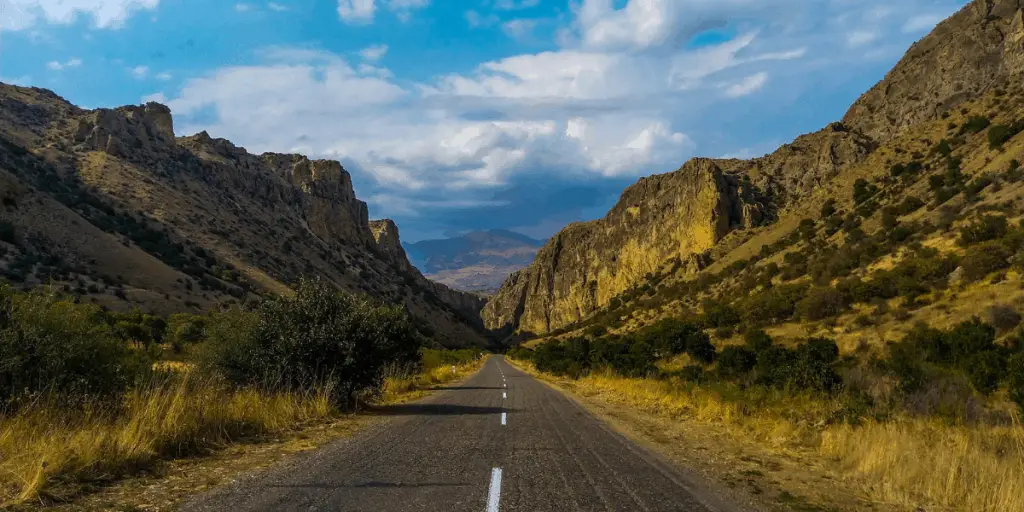 road in Armenia