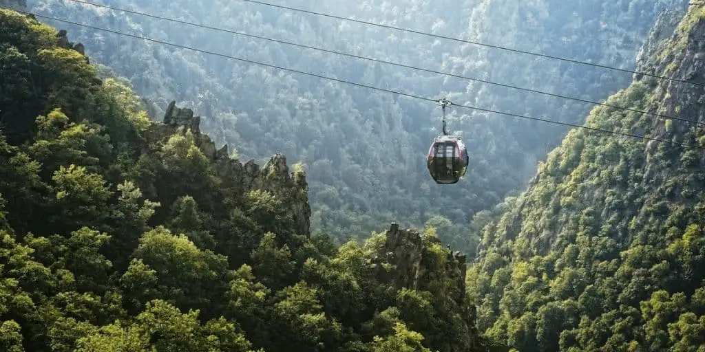 mountain cable car