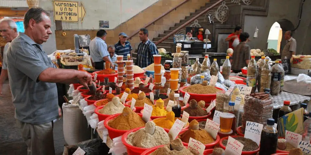 Food Market in Yerevan