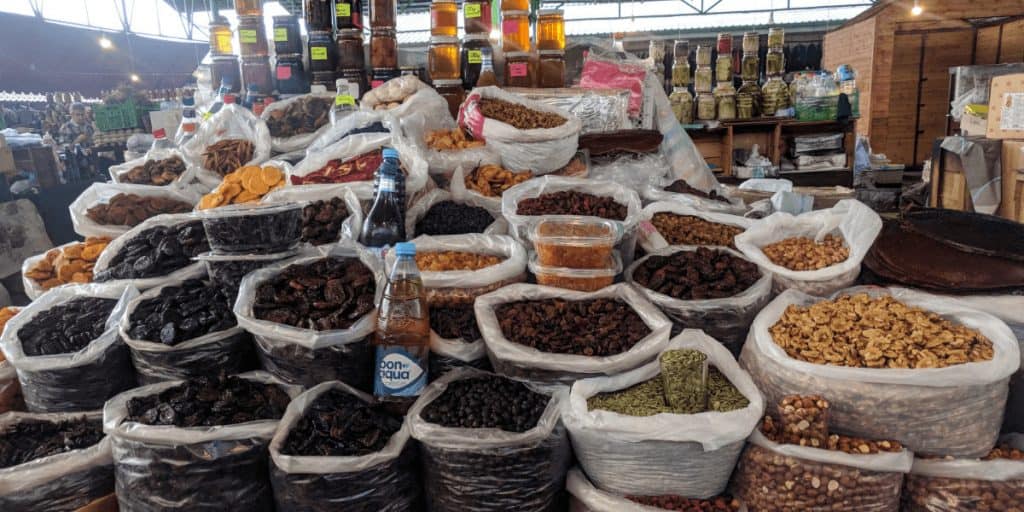Dried Fruits in the market