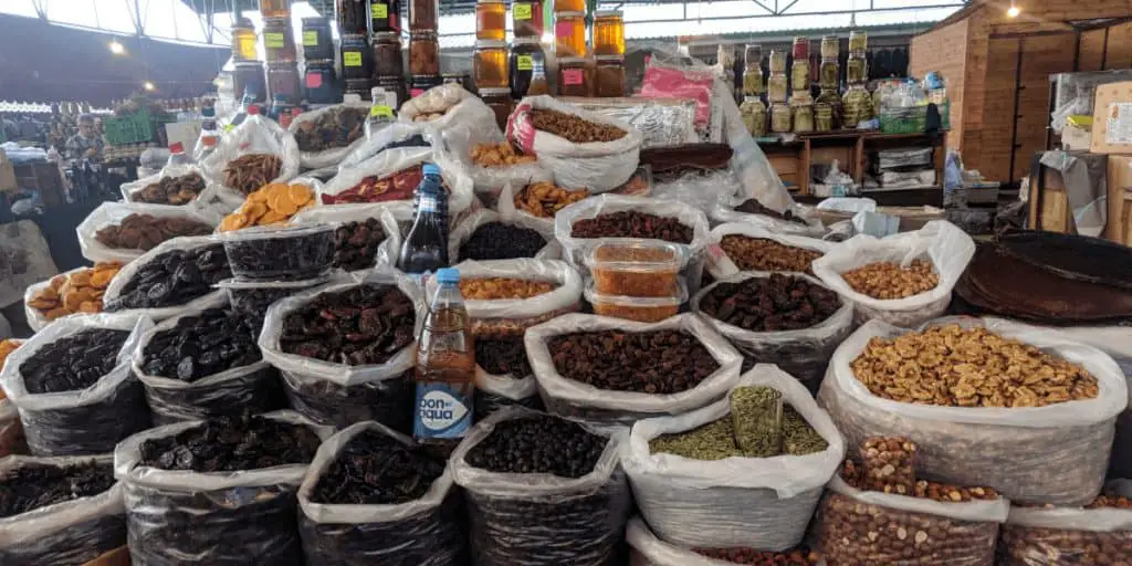 Dried Fruits in the market