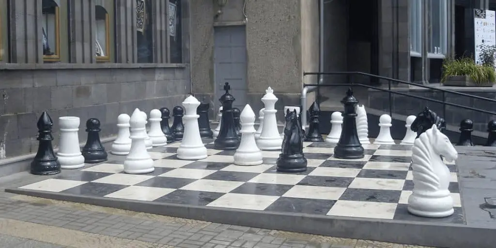 Giant outdoor chess in Yerevan