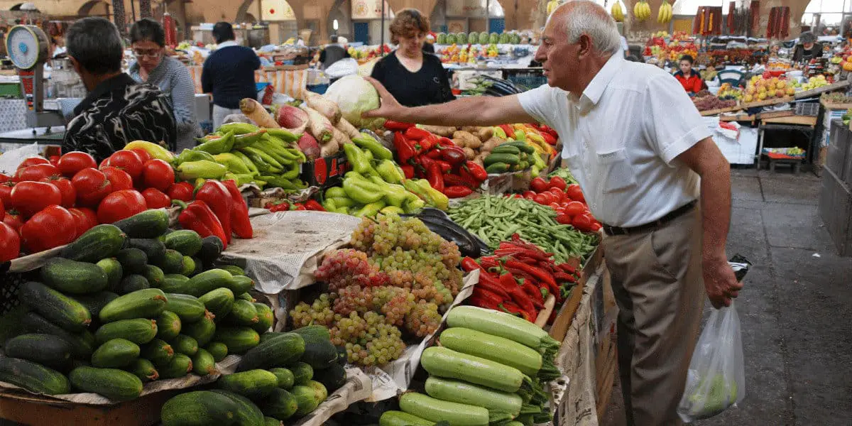 Yerevan food market