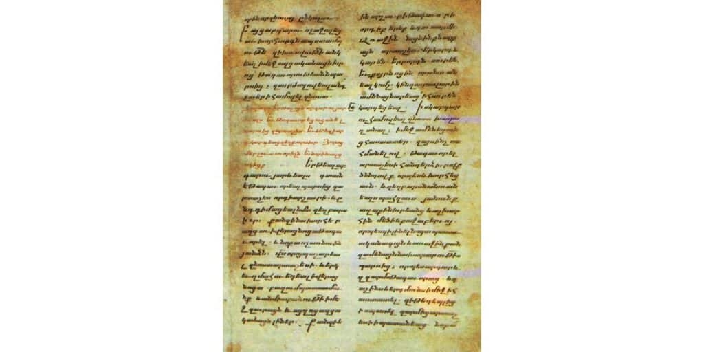 Old Armenian script