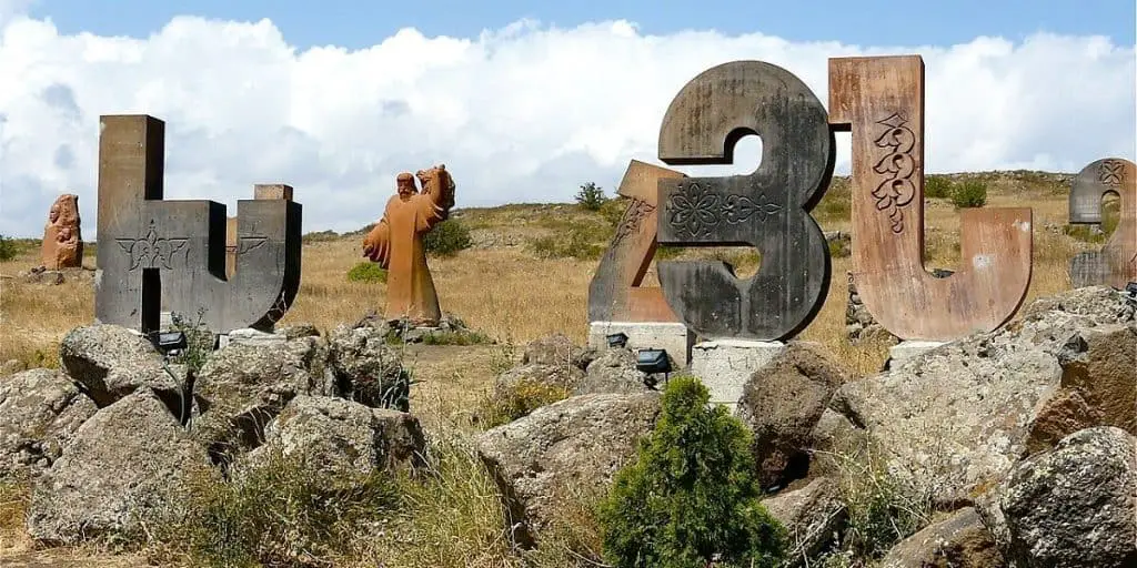 Statues of the Armenian alphabet