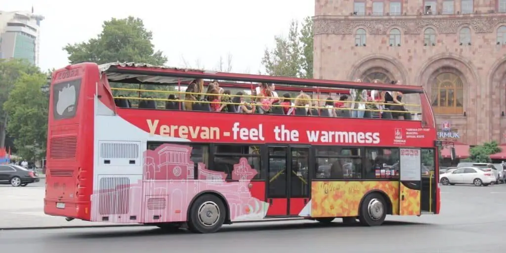 Yerevan city tour bus